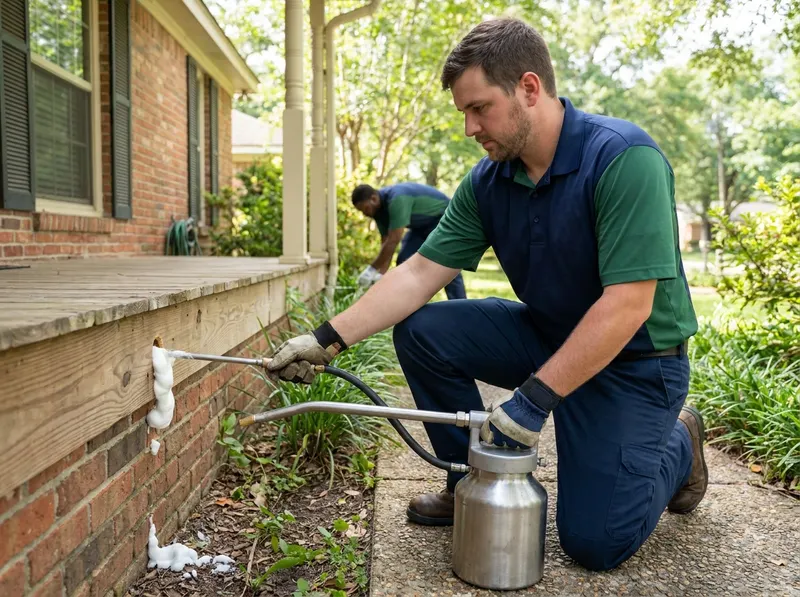 Formosan Termite Spot Foaming in Baton Rouge, LA