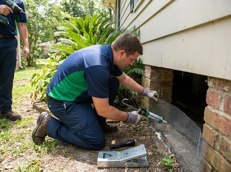 Rodent Trapping and Structural Exclusion in Baton Rouge, LA