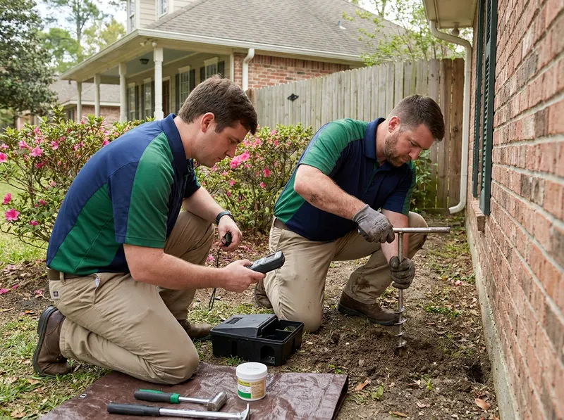 Termite Bait Station Installation and Monitoring in Baton Rouge, LA